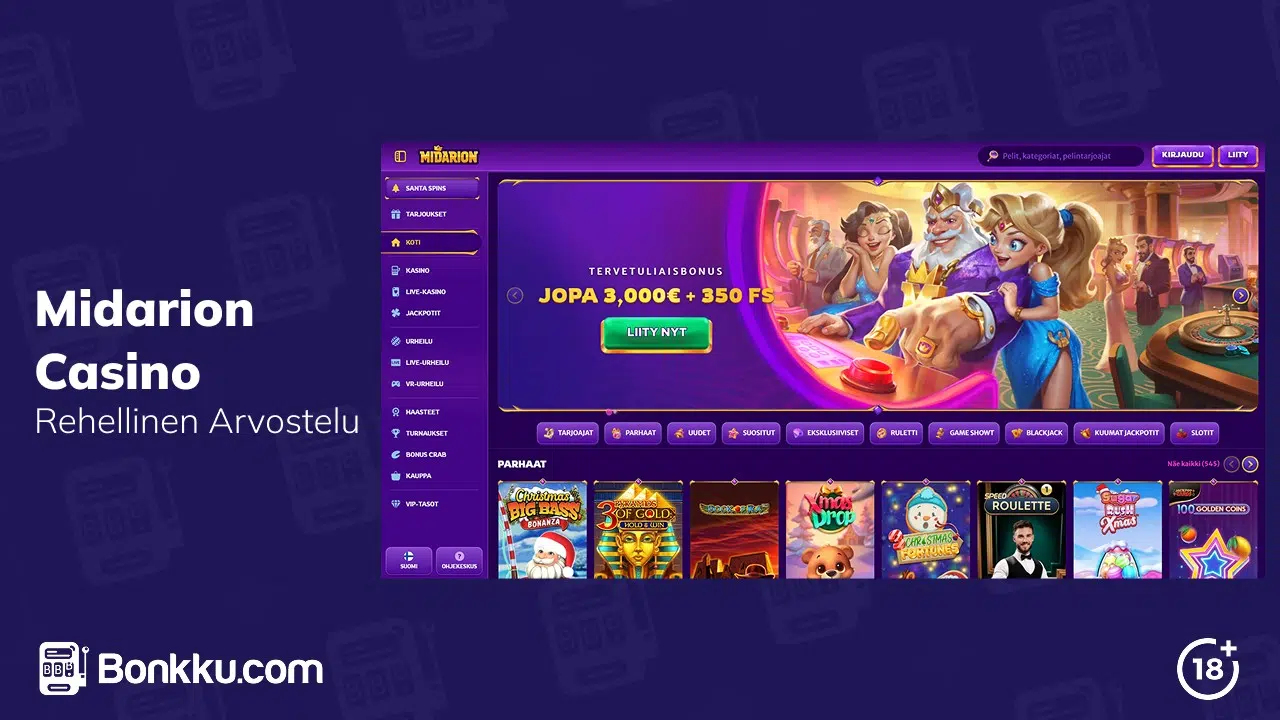 midarion casino arvostelu