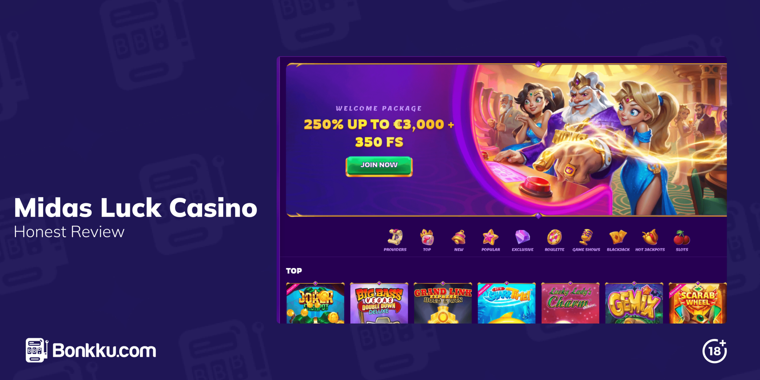 midas luck casino review