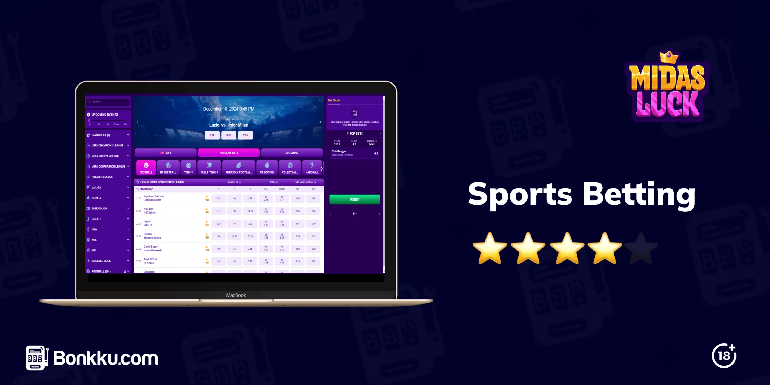 midas luck sports betting