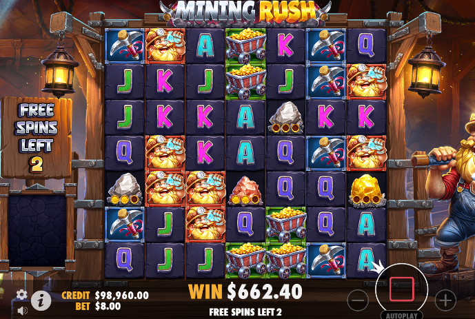 mining rush bonus