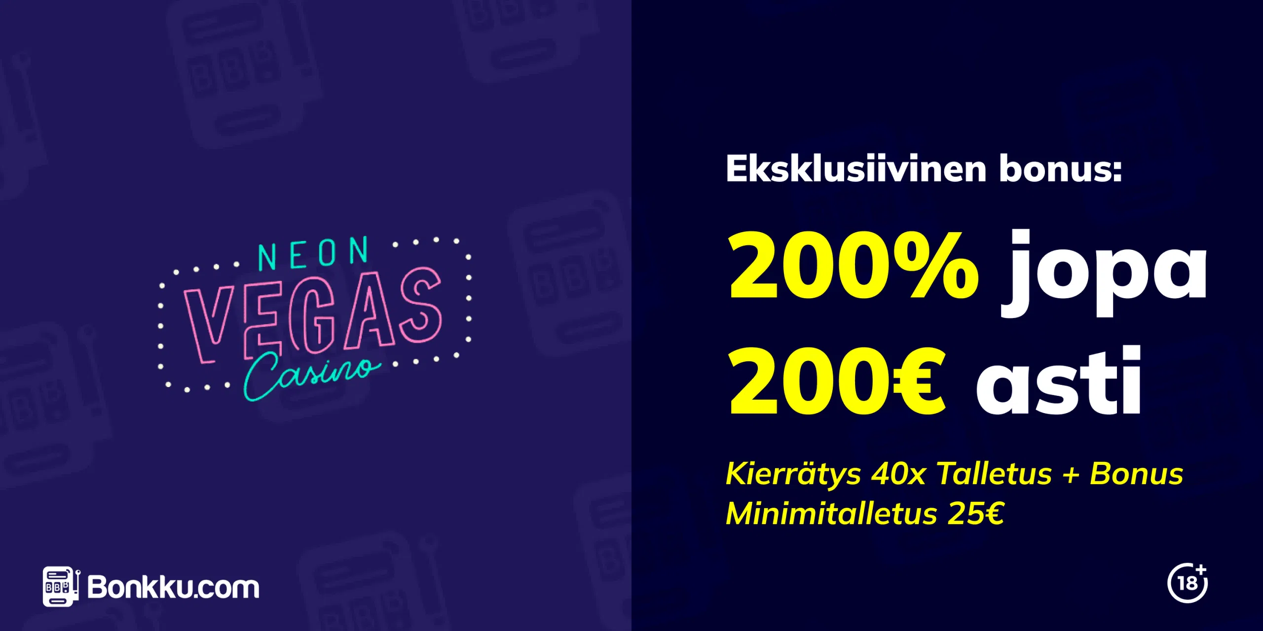 neon vegas eksklusiivinen bonus