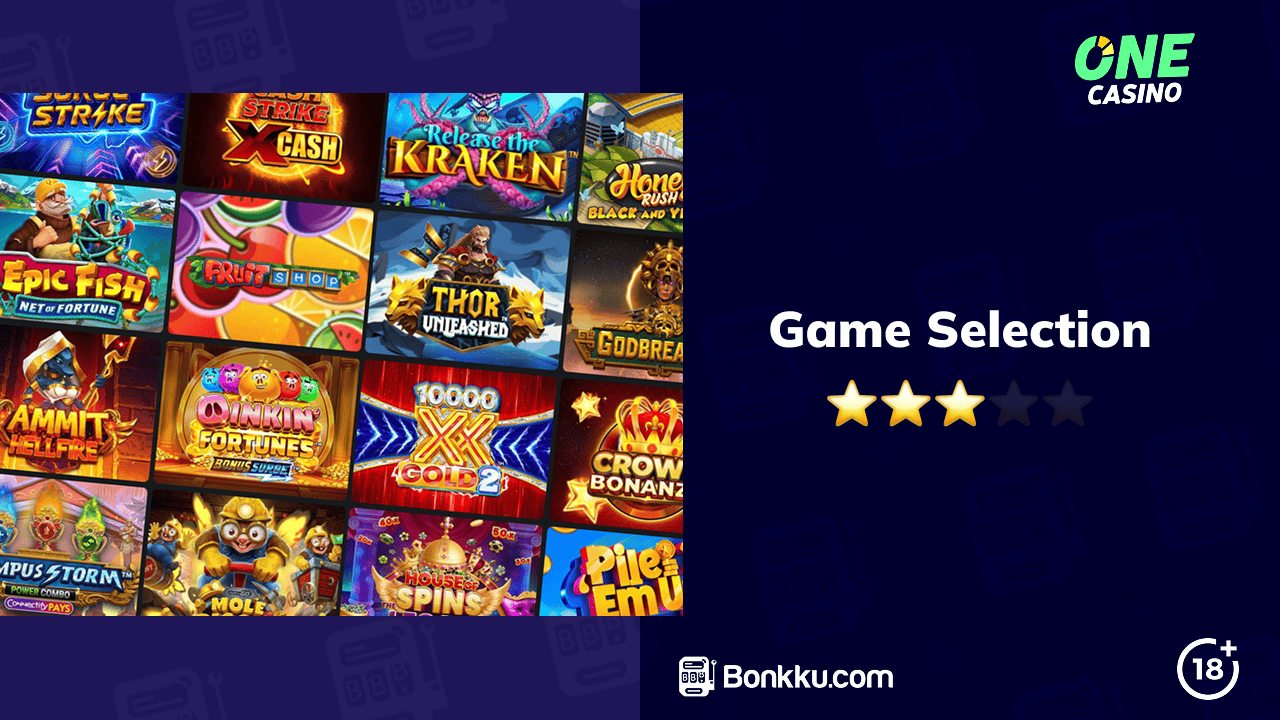 one casino games