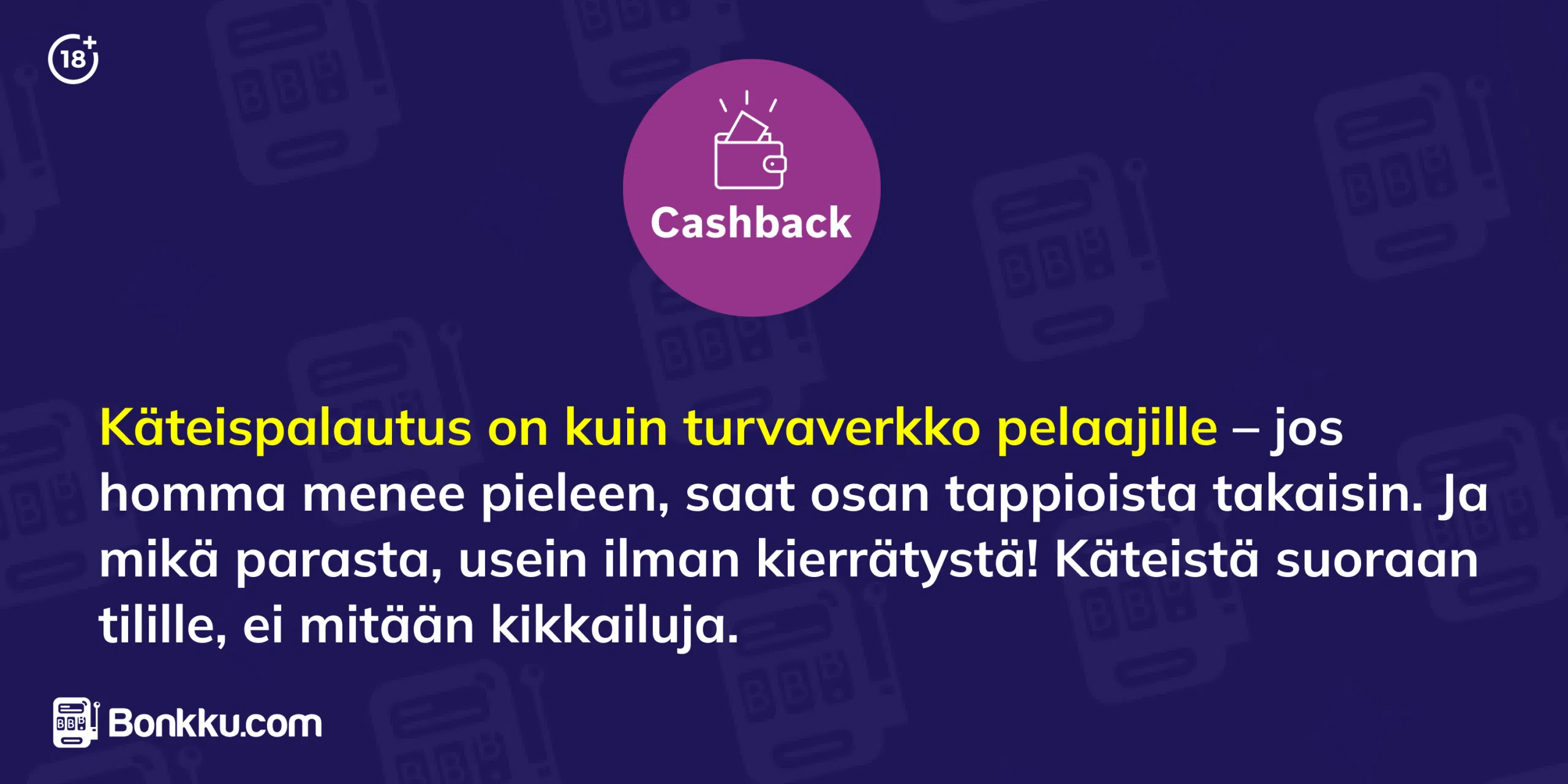 cashback käteispalautus