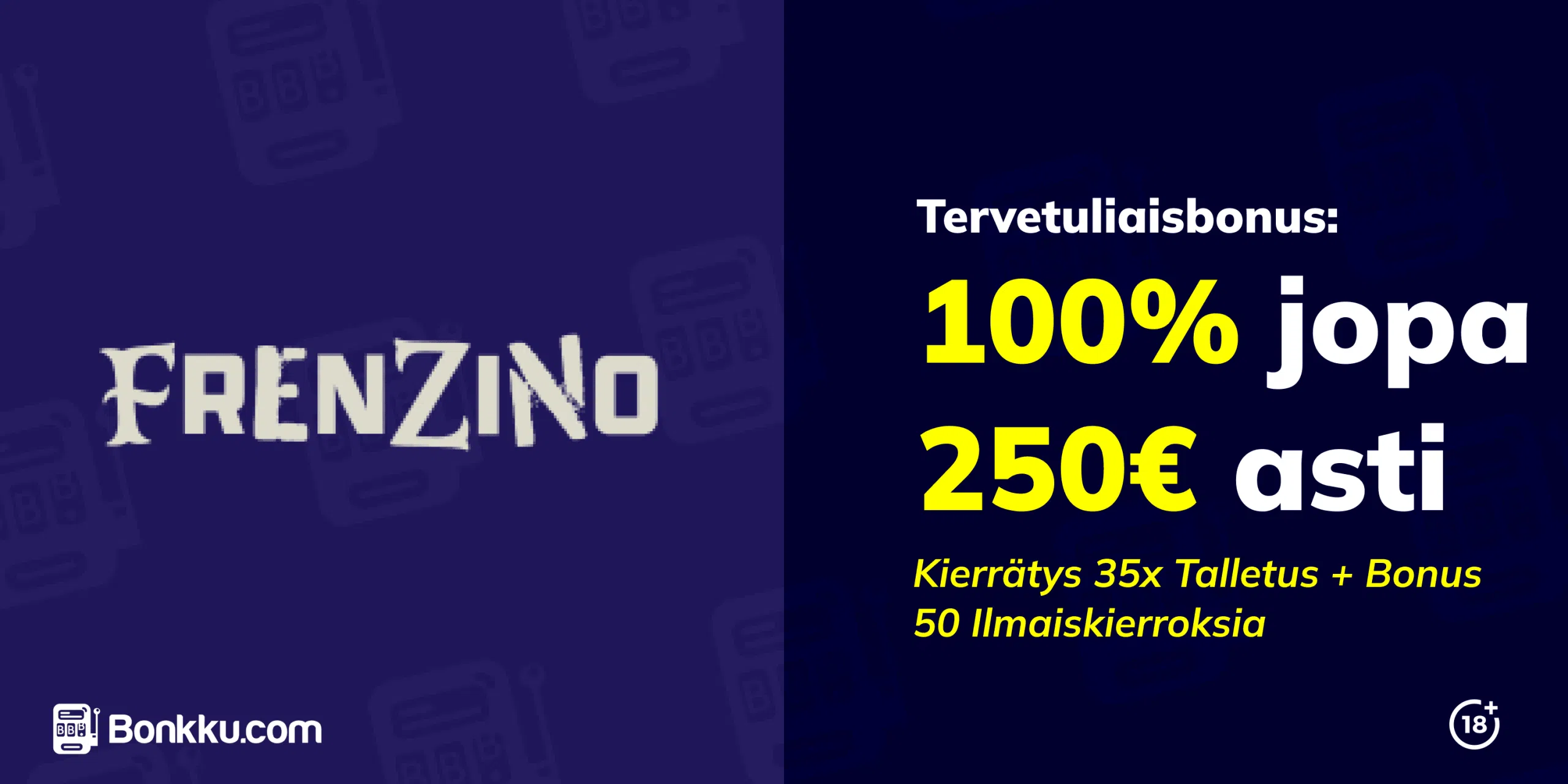 frenzino casino tervetuliaisbonus