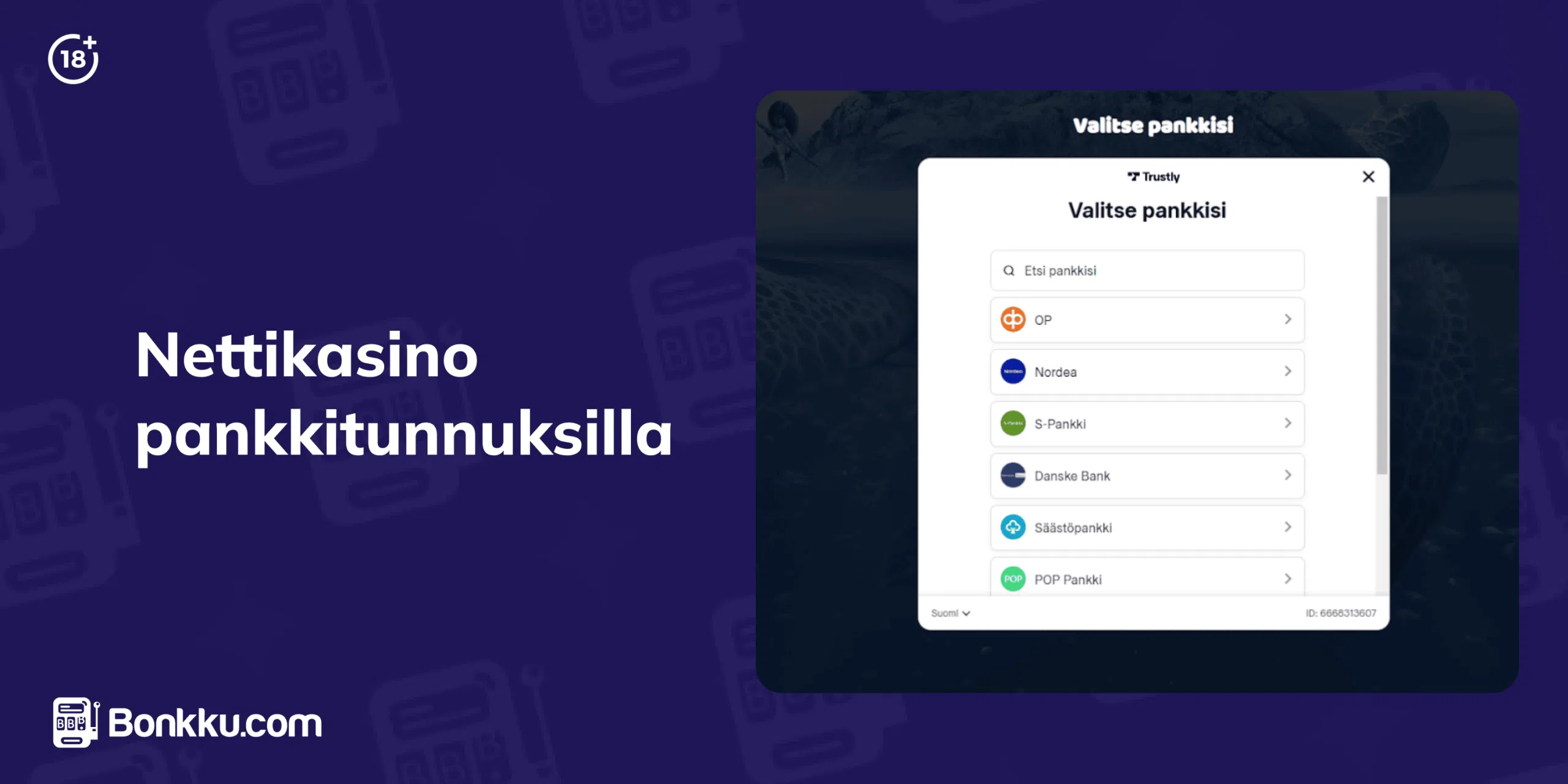 nettikasino pankkitunnuksilla