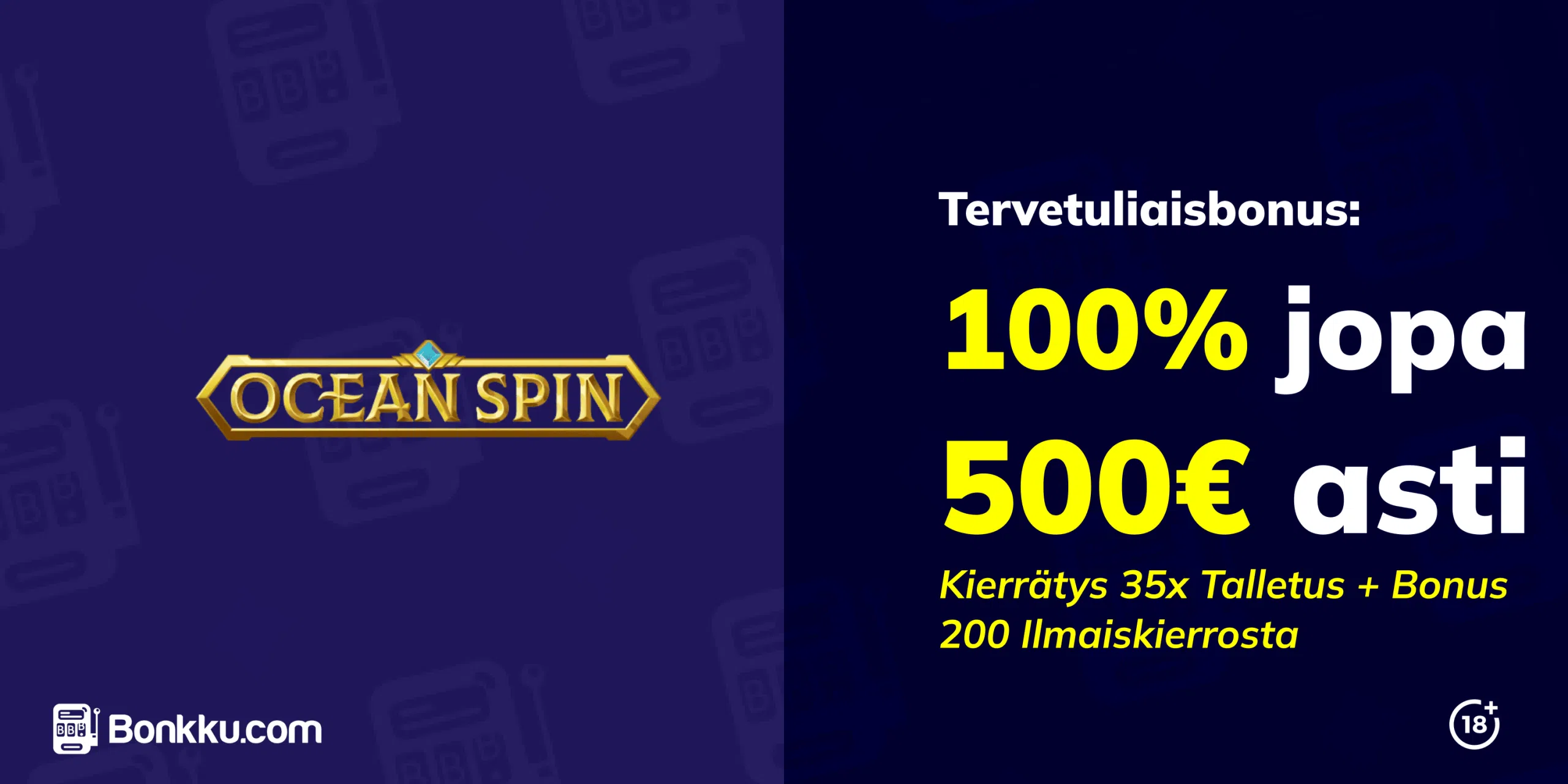 ocean spin tervetuliaisbonus