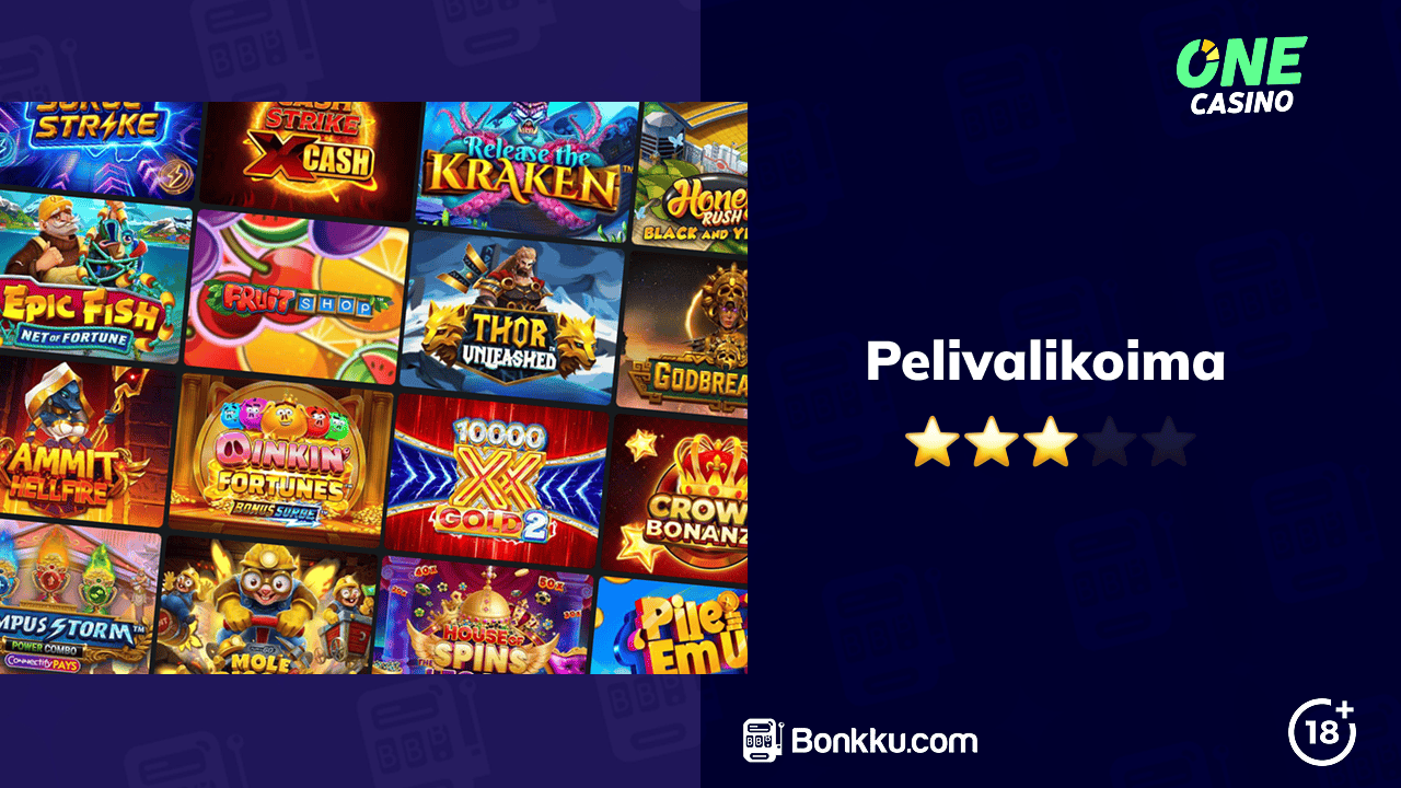 one casino pelit
