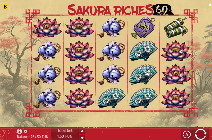 sakura riches 60 slot