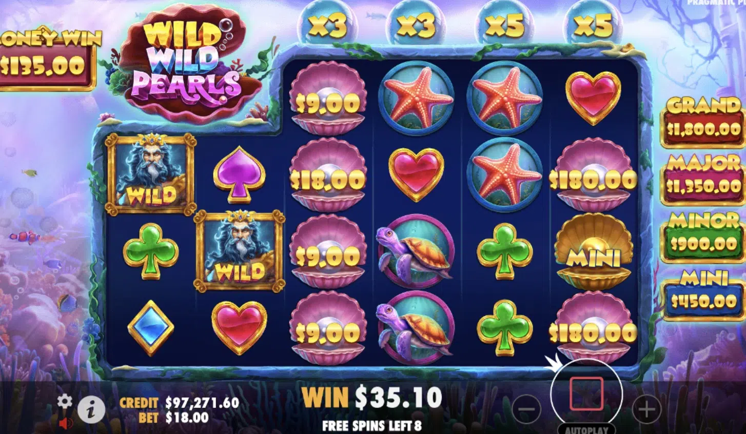 wild wild pearls bonus