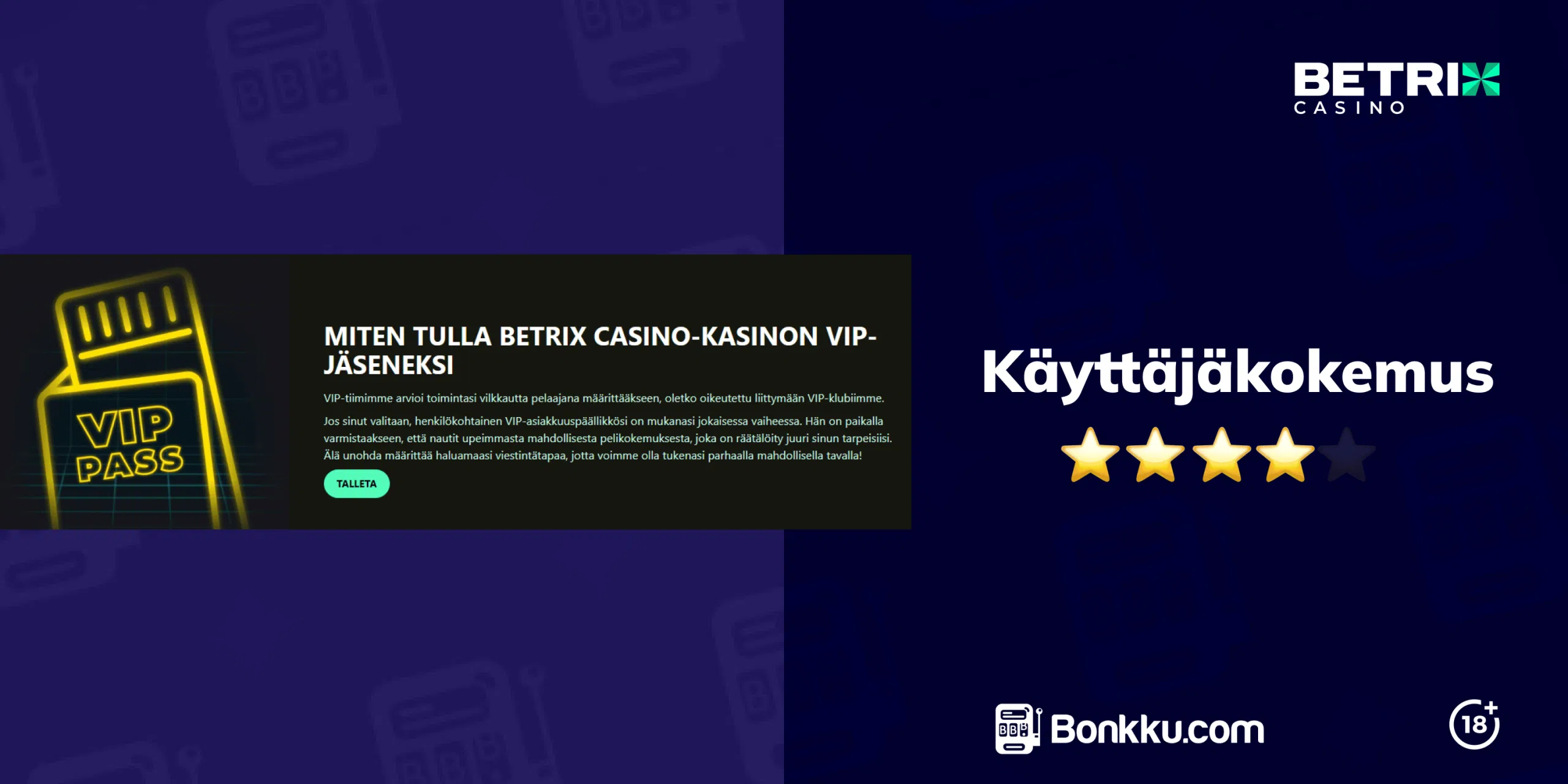 betrix casino käyttäjäkokemus