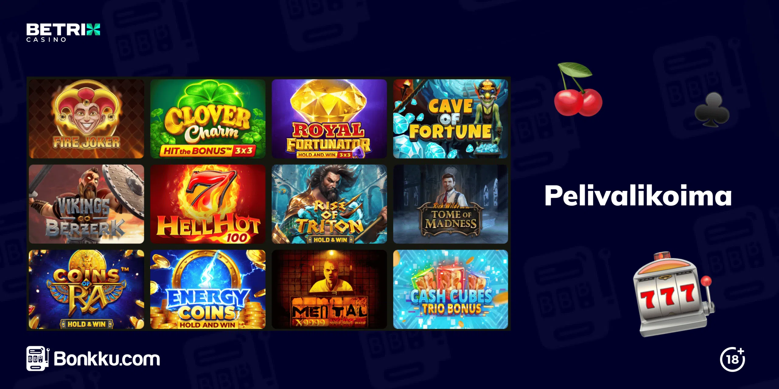 betrix casino pelivalikoima