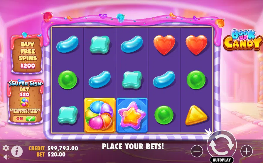 book of candy slot