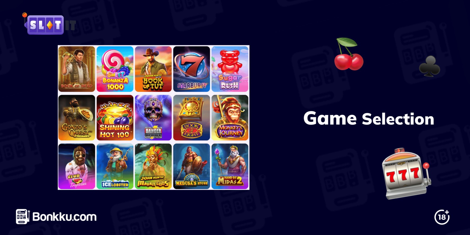 game selection at slotit casino
