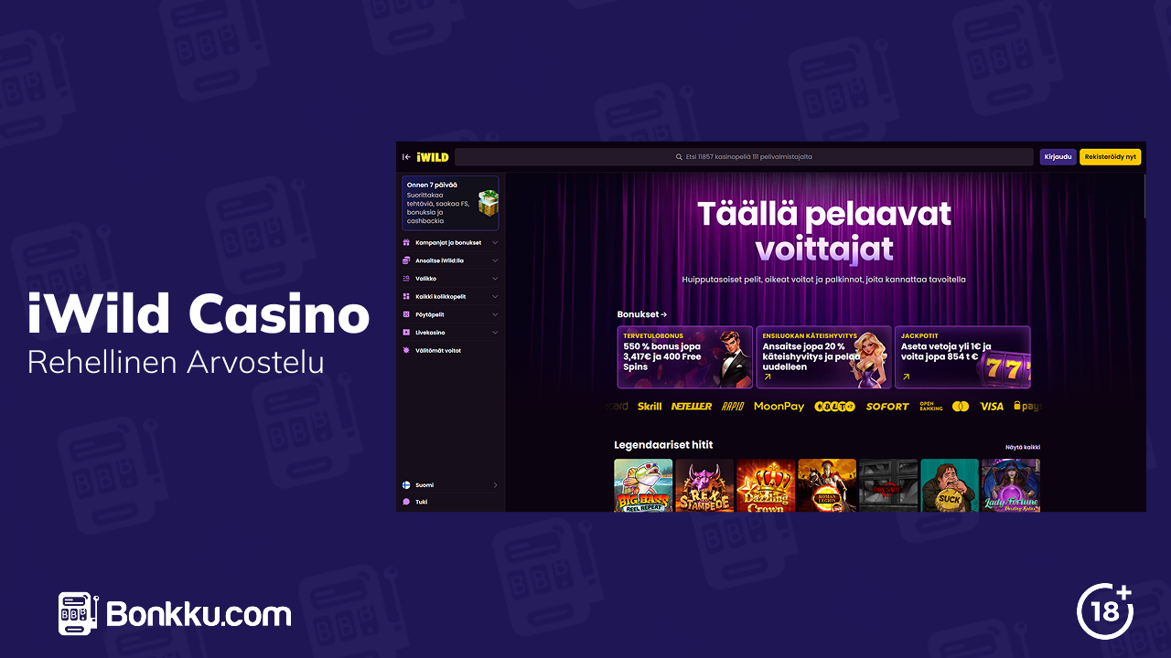 iwild casino arvostelu