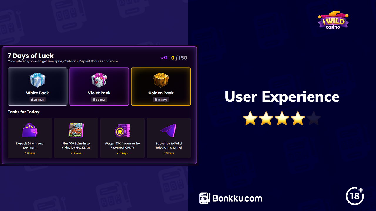 iwild casino user experience