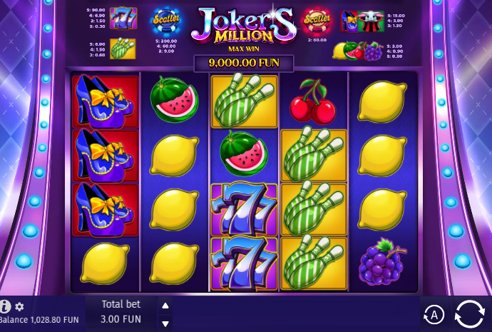 joker's million slot