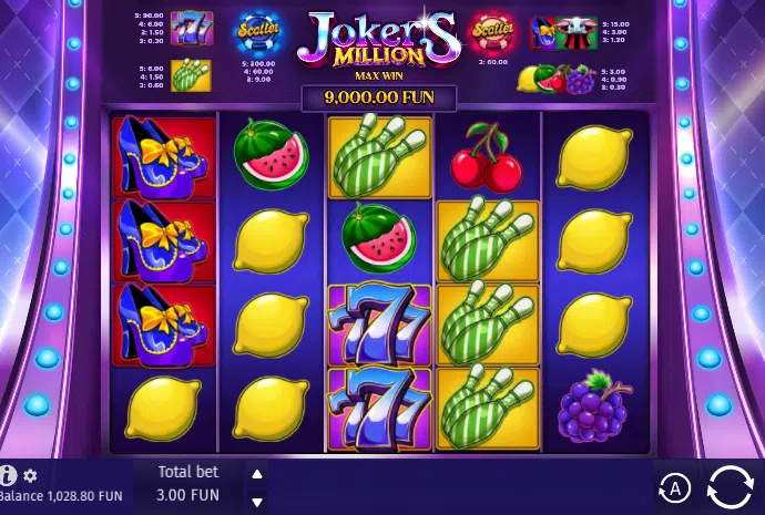 joker's million slot