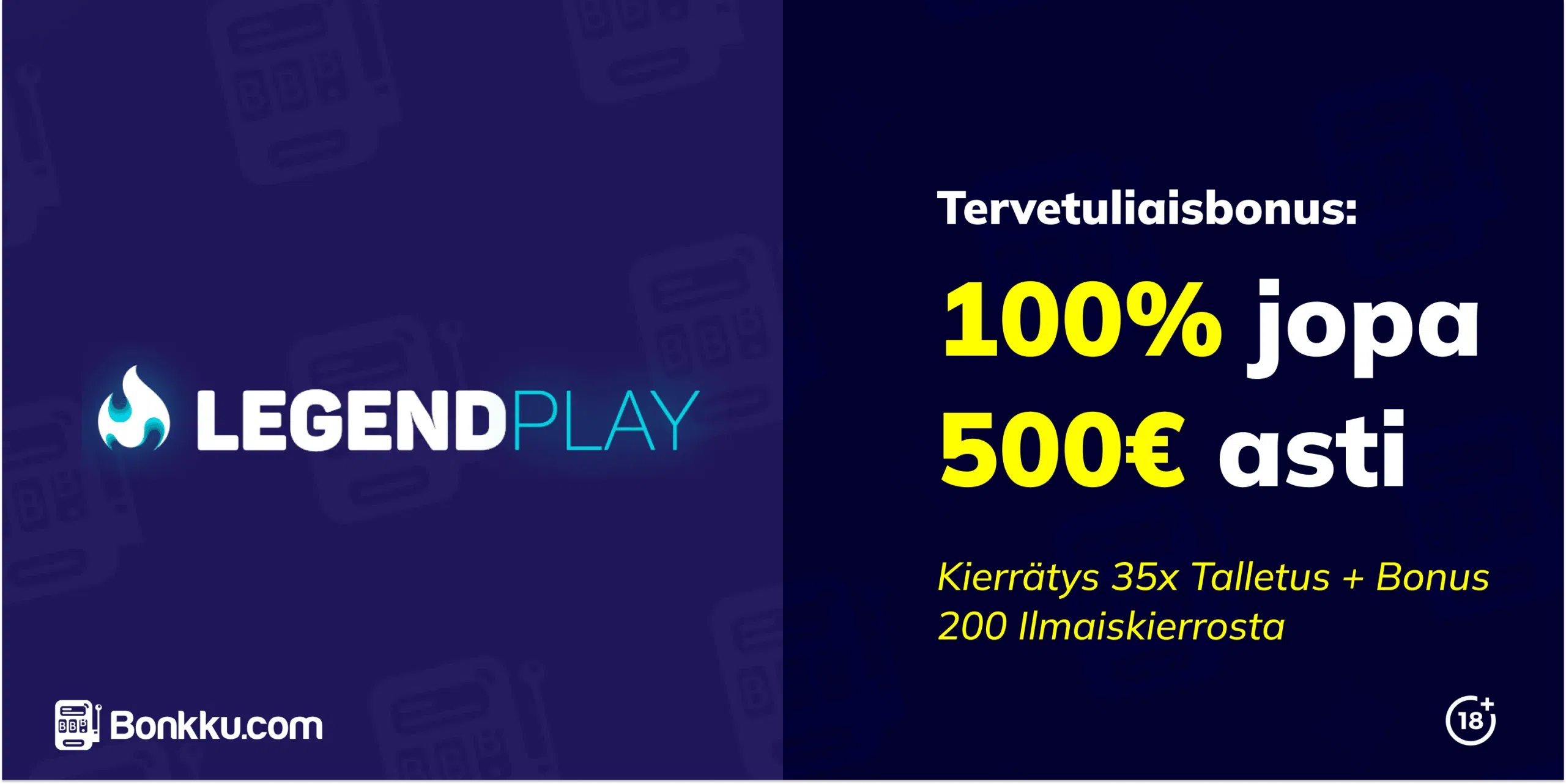 legendplay casino tervetuliaisbonus