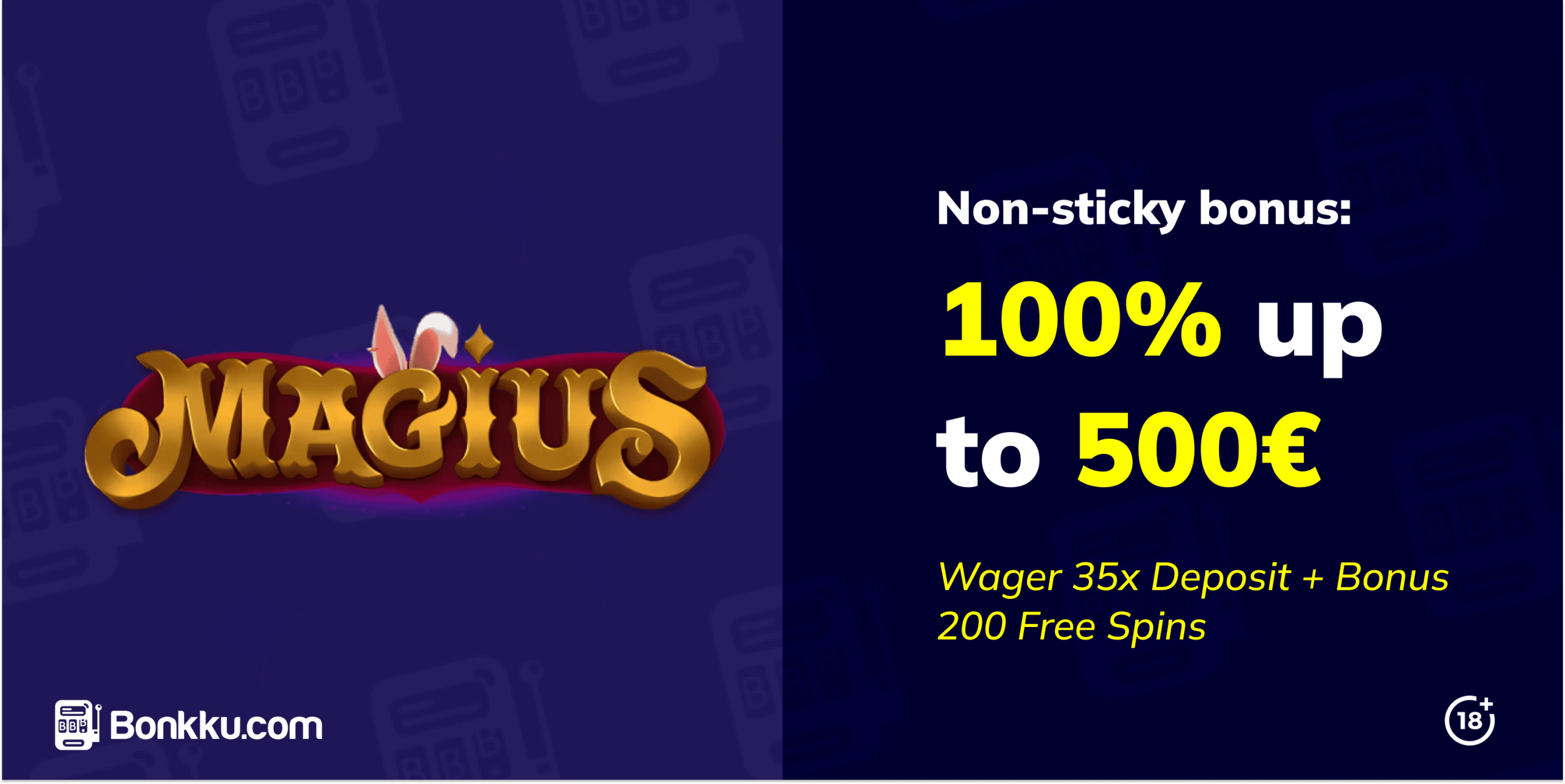 magius casino welcome bonus