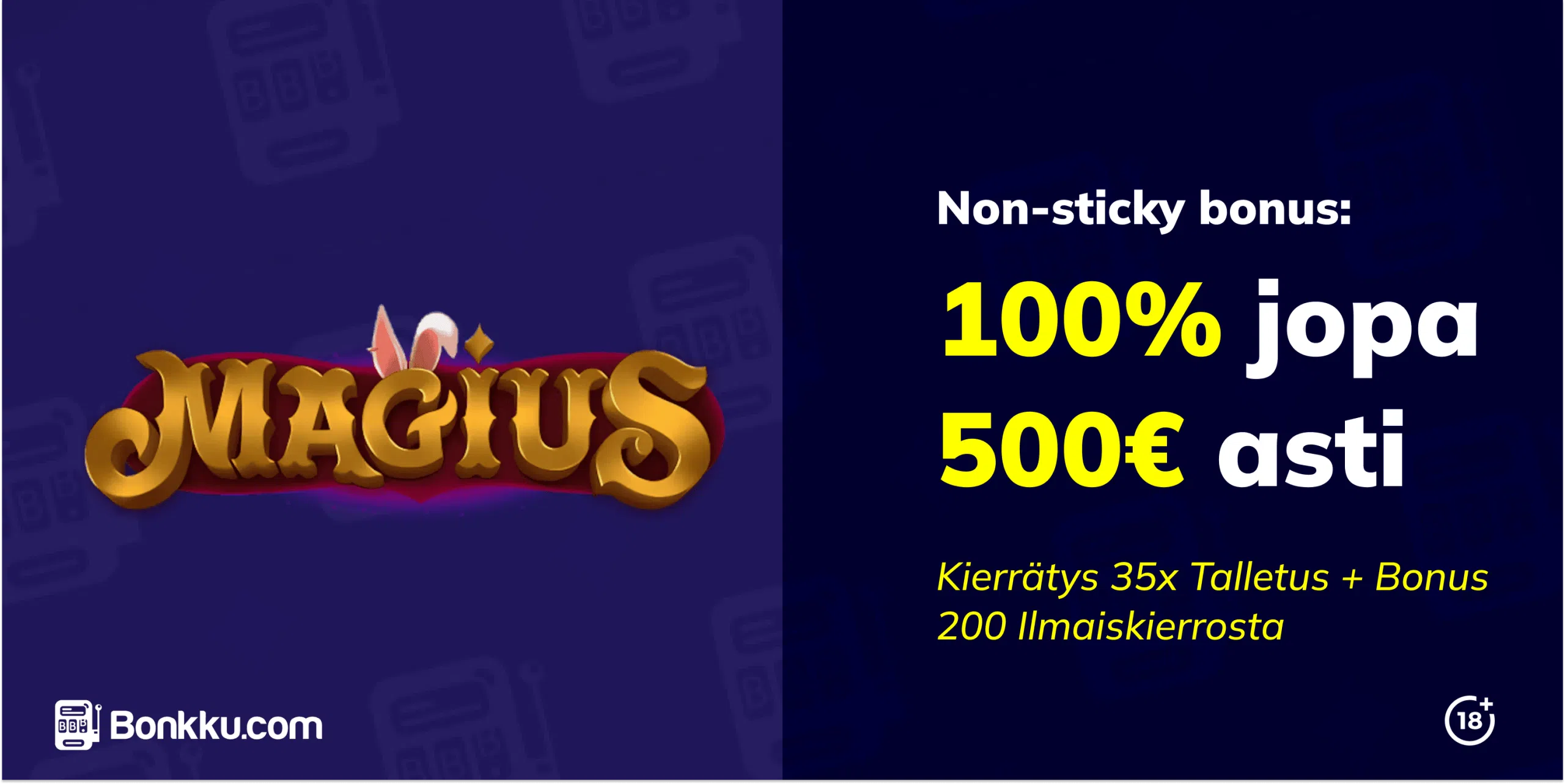 magius non sticky bonus