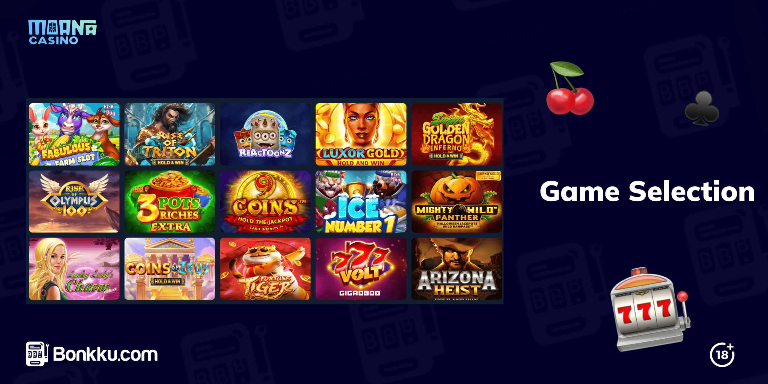 moana casino game selection