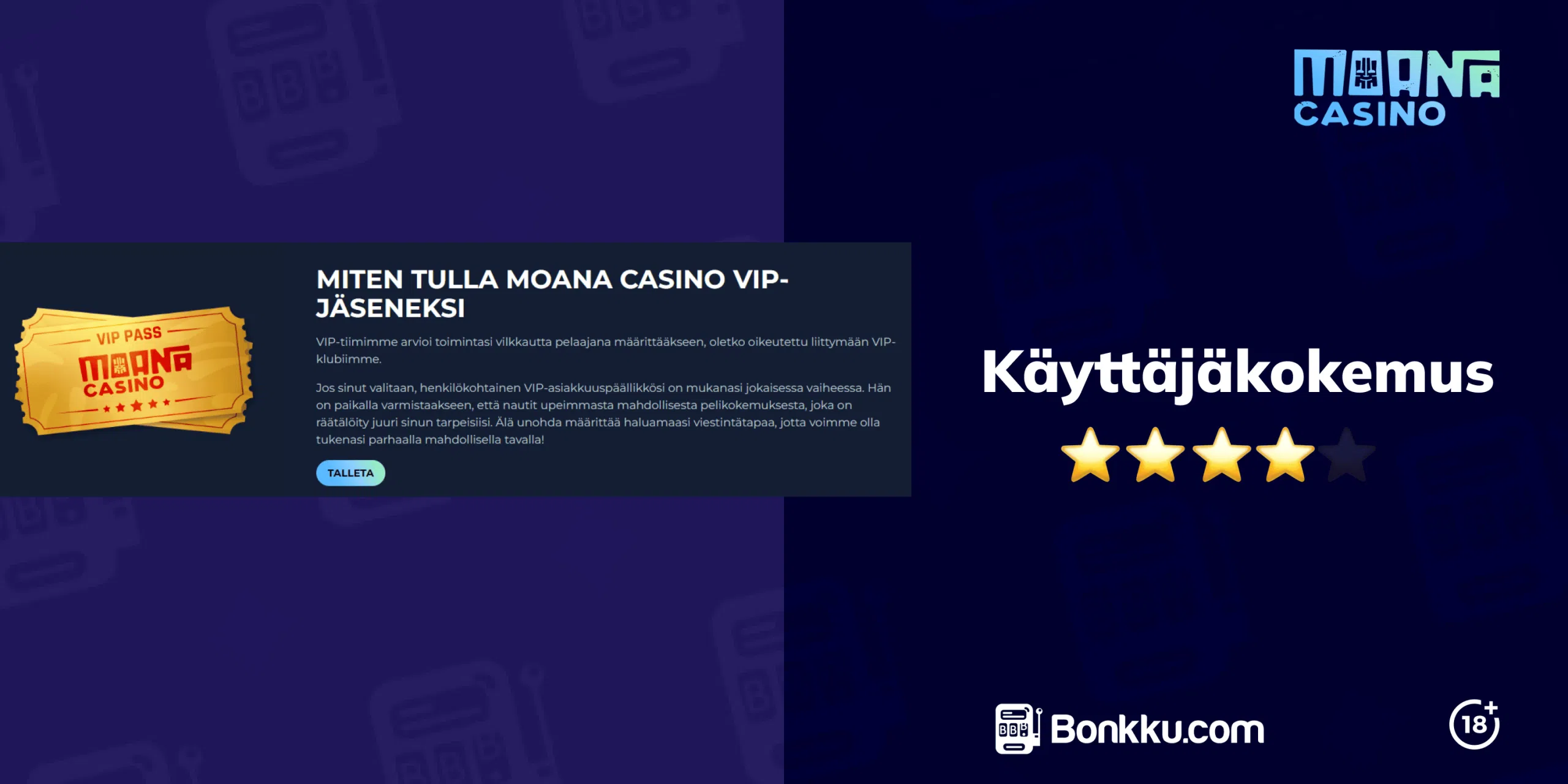 moana casino käyttäjäkokemus