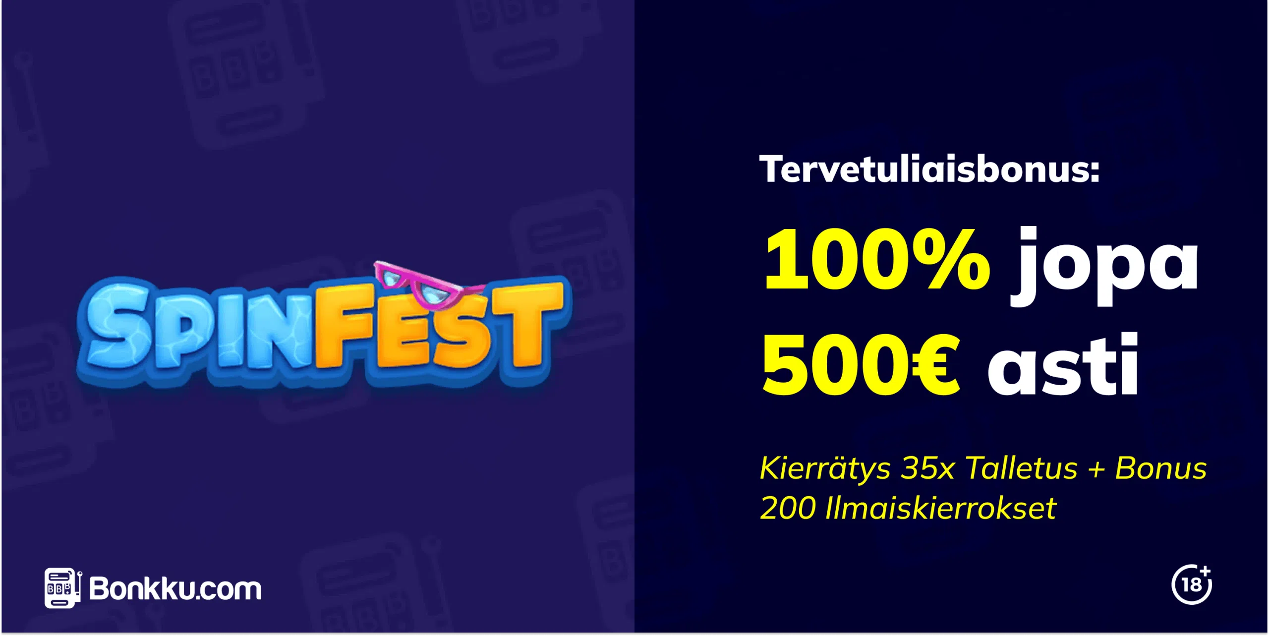 spinfest casino tervetuliaisbonus