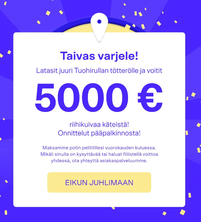 Tuohirulla 5000 bonkku