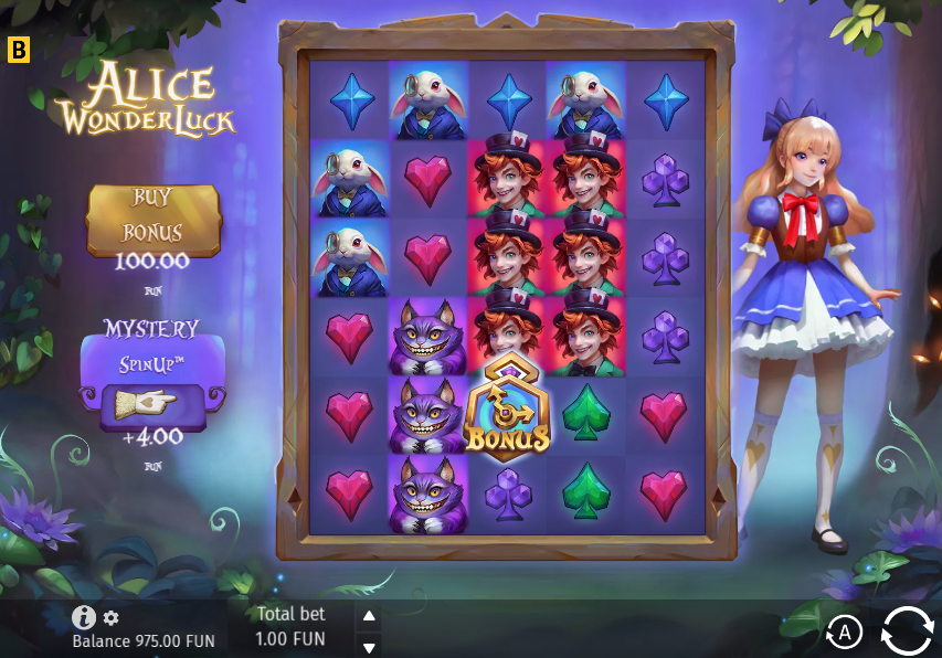 alice wonderluck slot