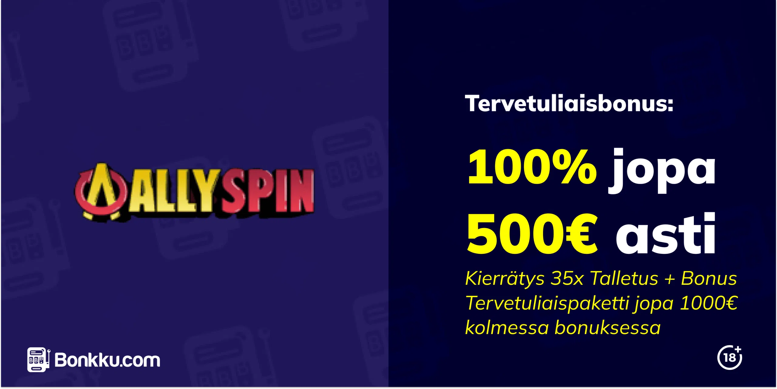 allyspin casino tervetuliaisbonus