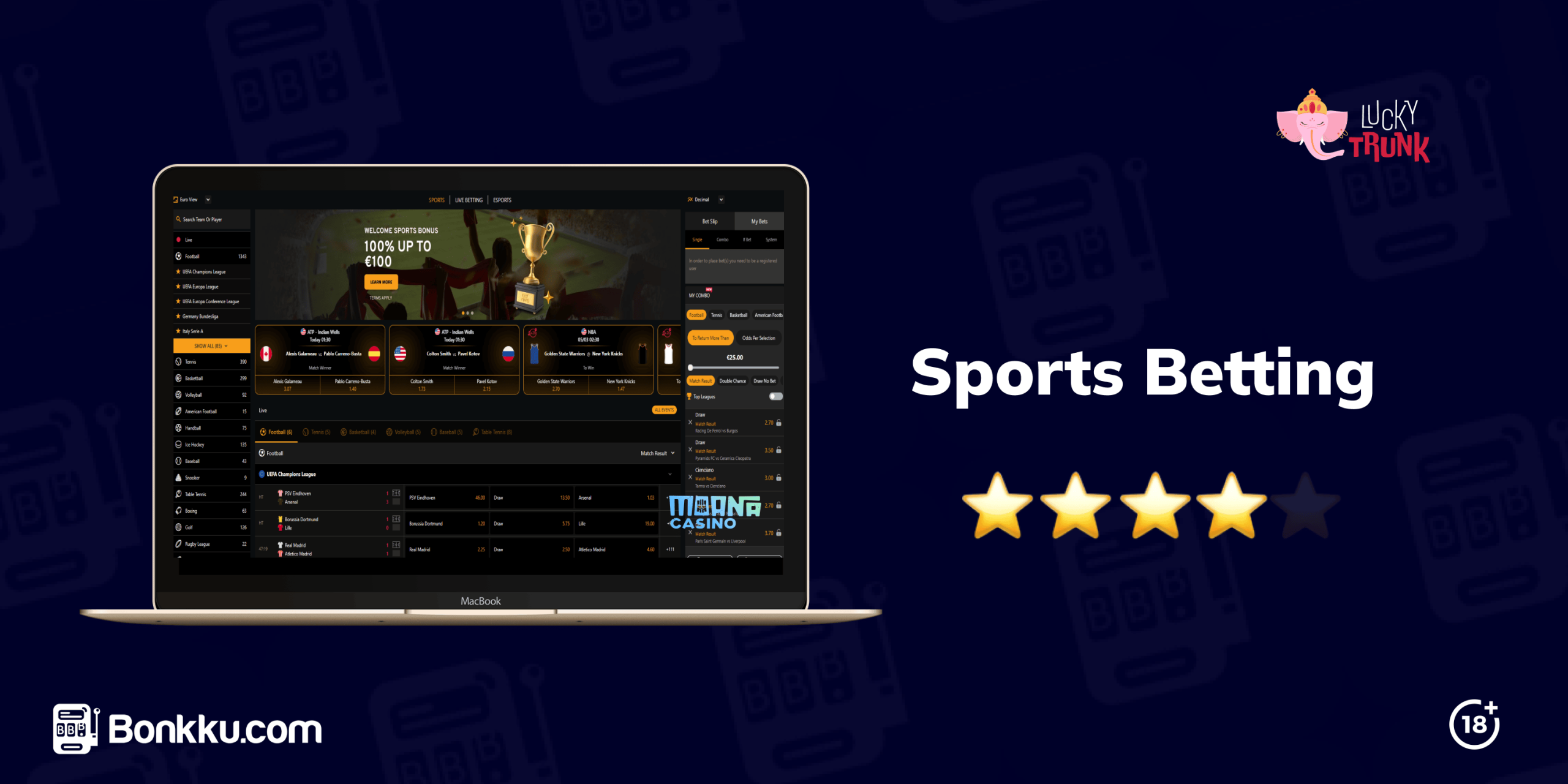 lucky trunk sports betting