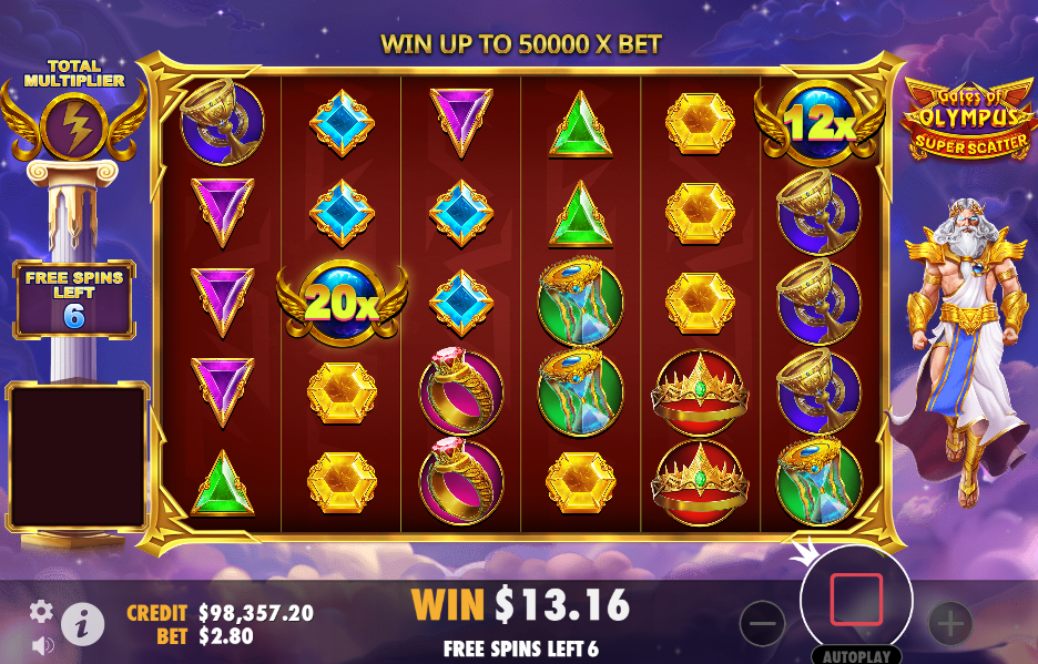 gates of olympus super scatter bonus