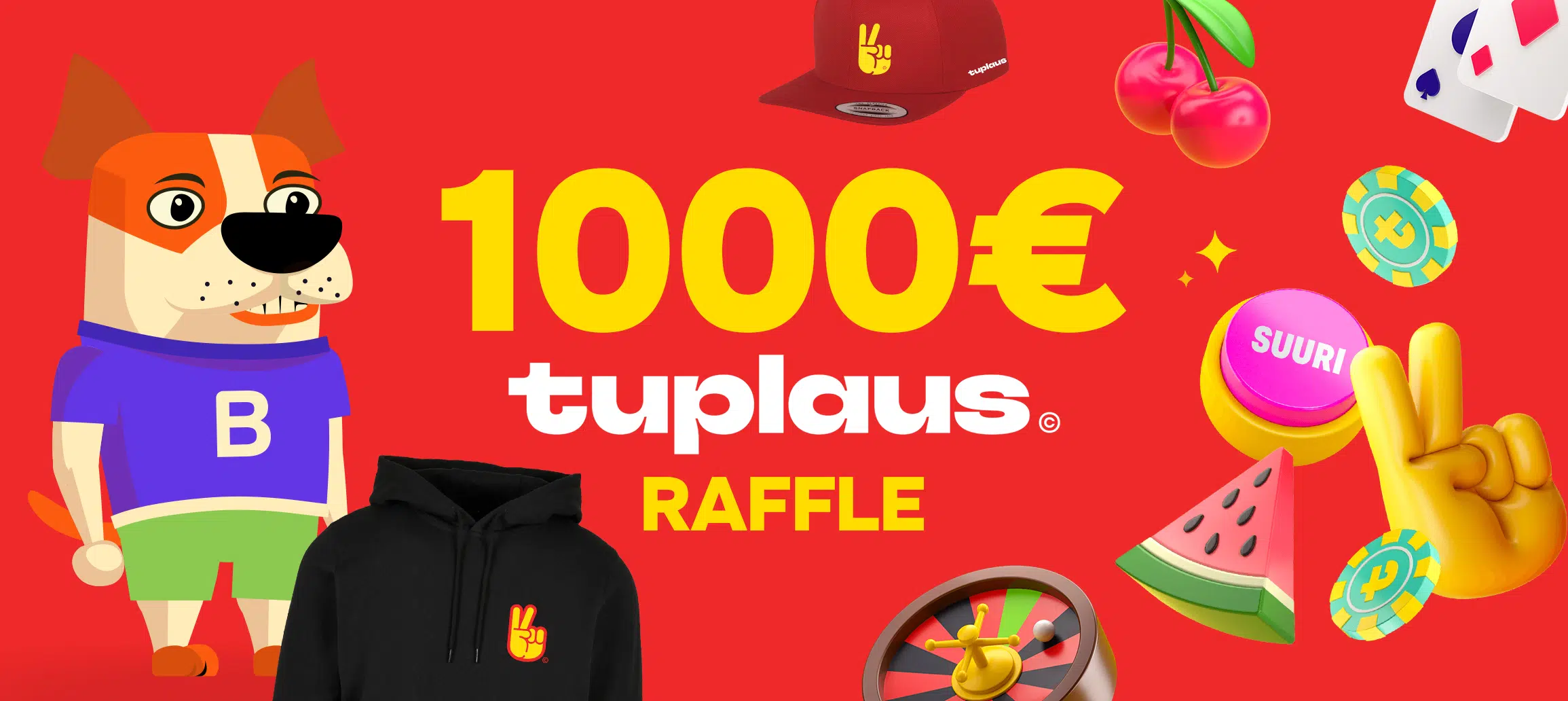 Tuplaus casino raffle