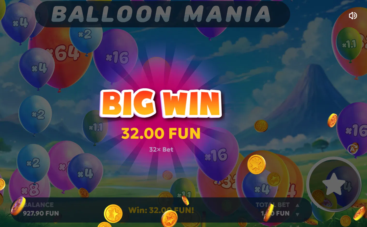balloon mania big win