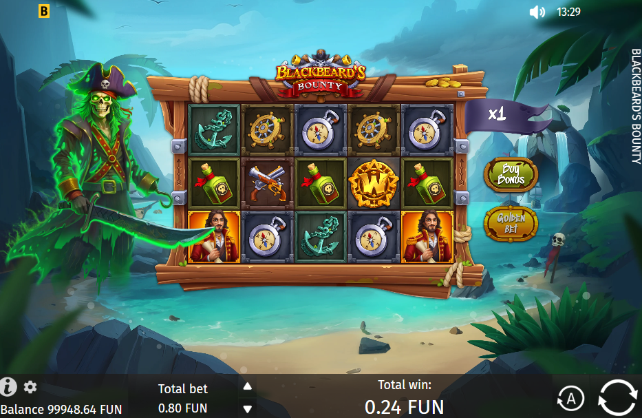 blackbeard's bounty slot
