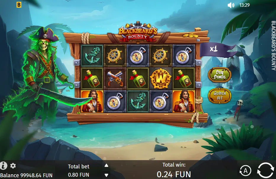 blackbeard's bounty slot