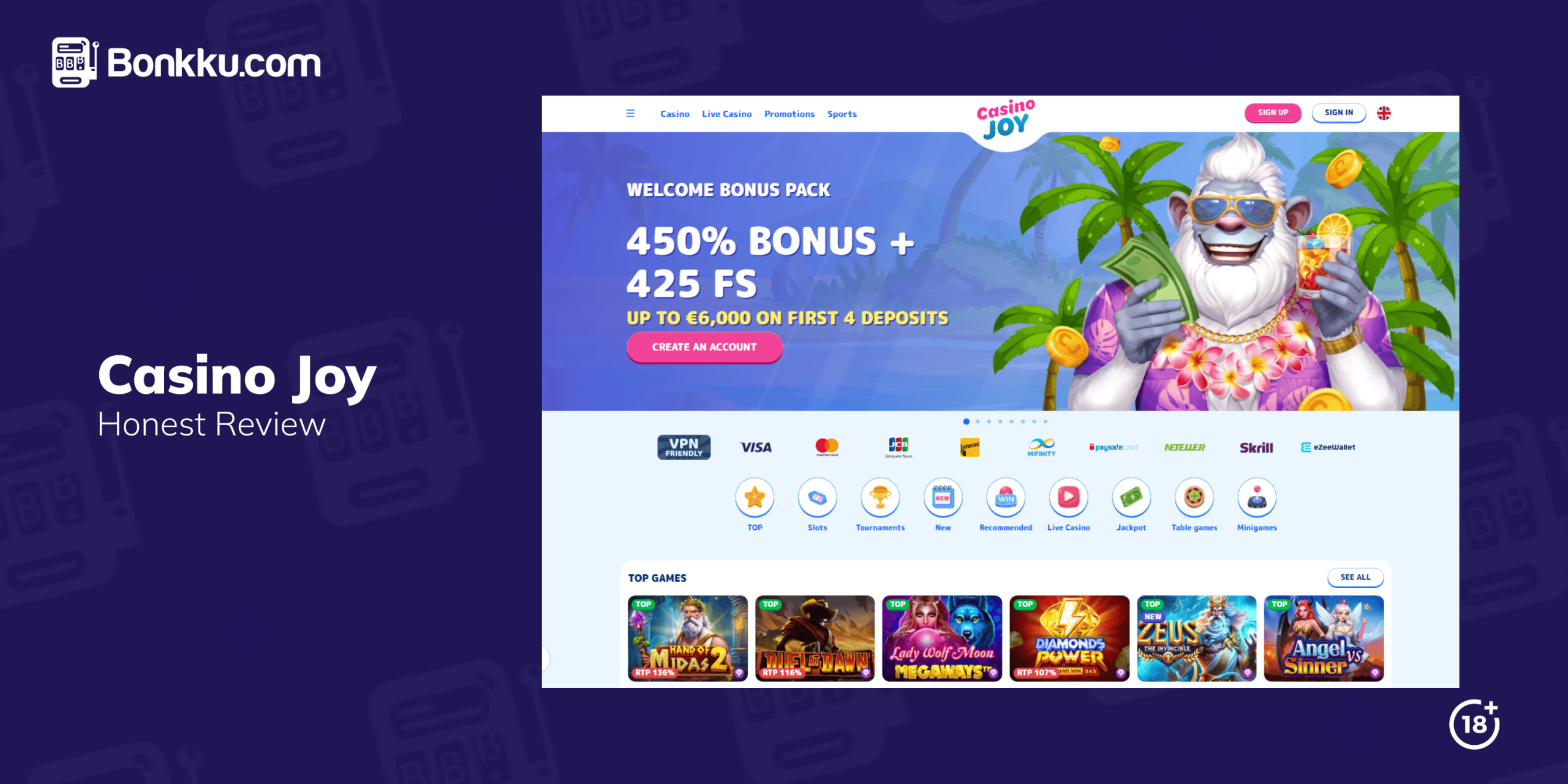 casino joy review