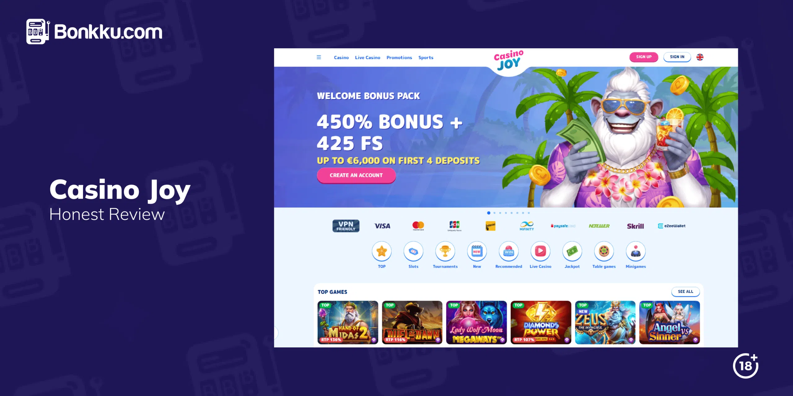 casino joy review
