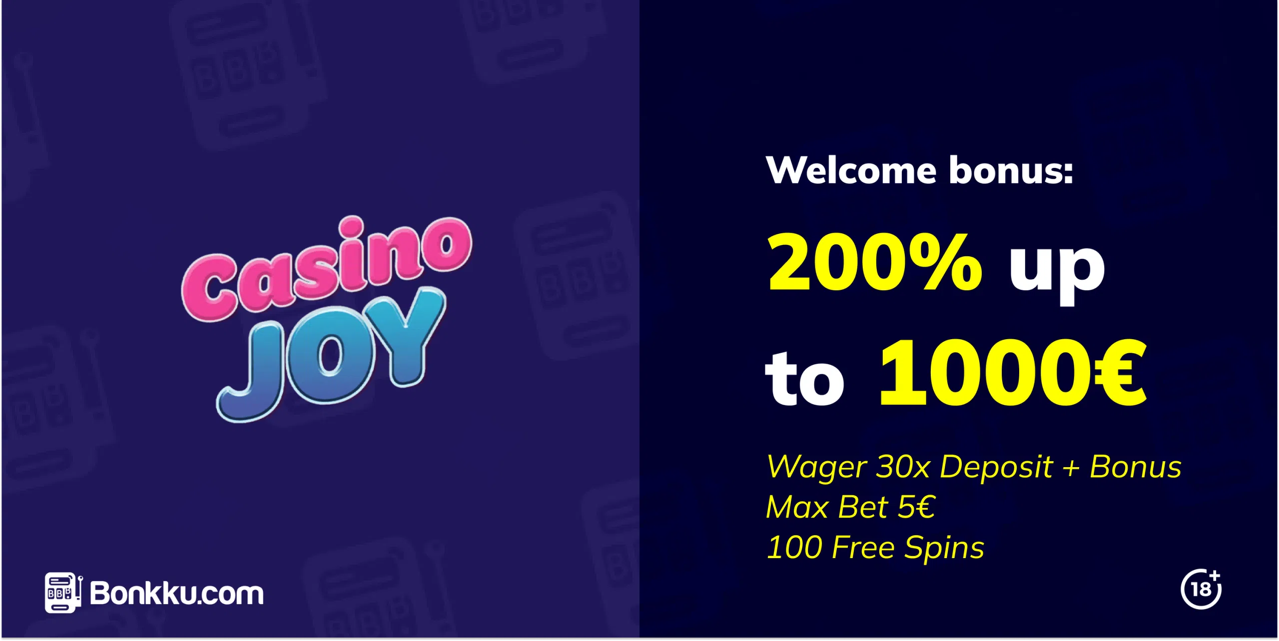 casino joy welcome bonus