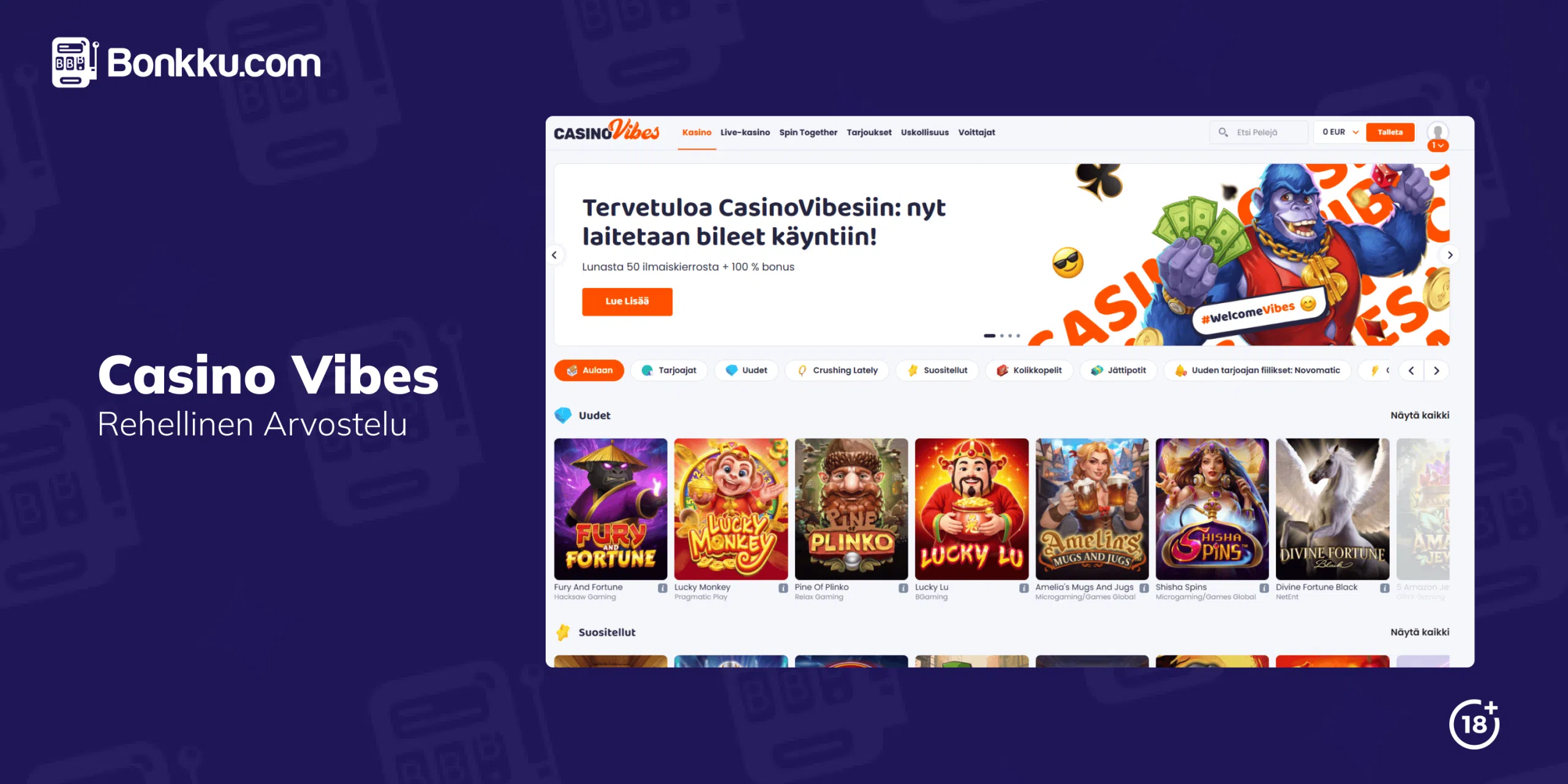 casino vibes arvostelu