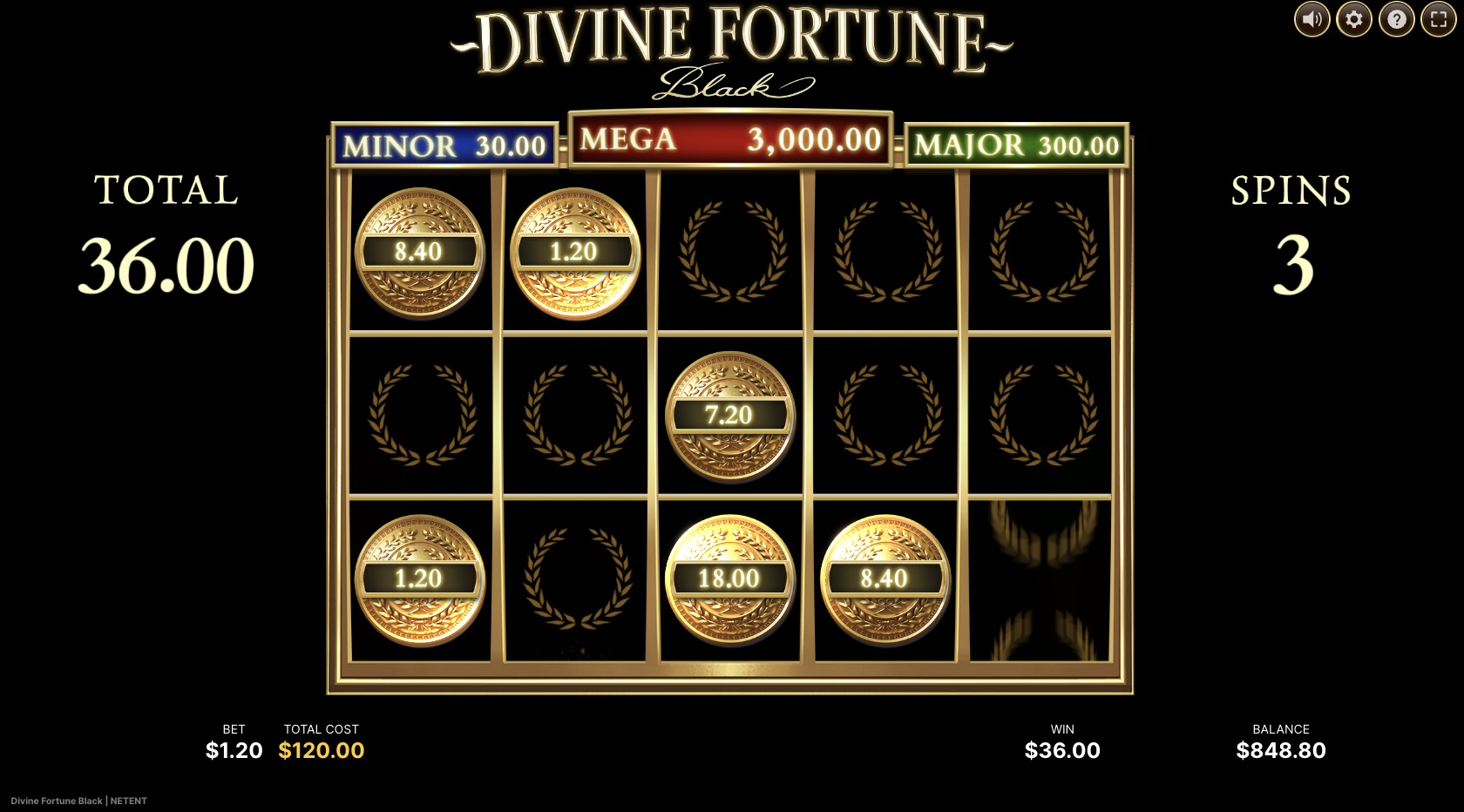 divine fortune black bonus