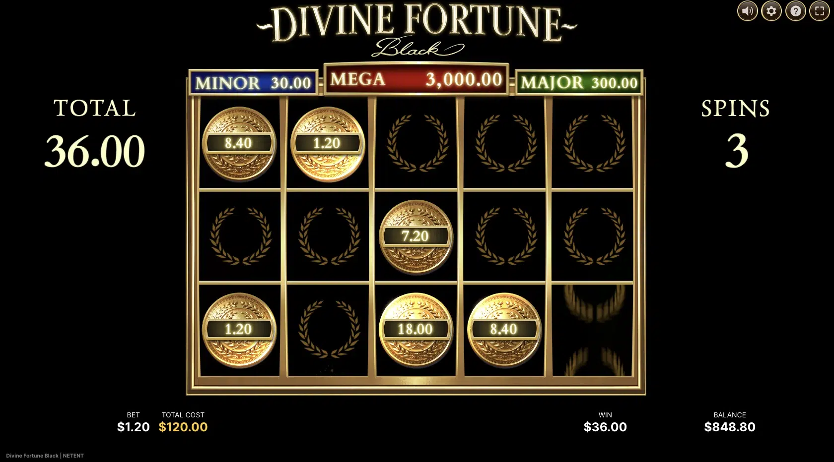 divine fortune black bonus