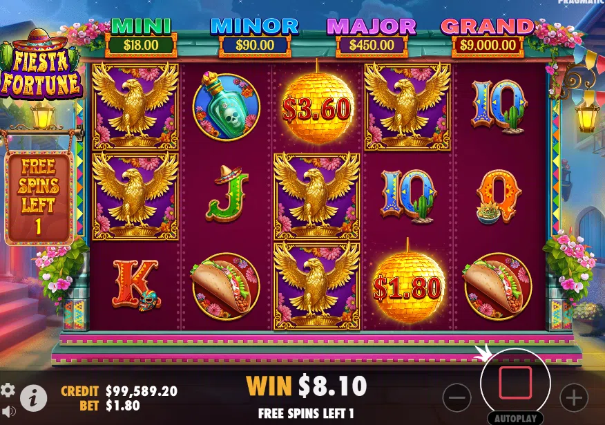 fiesta fortune bonus