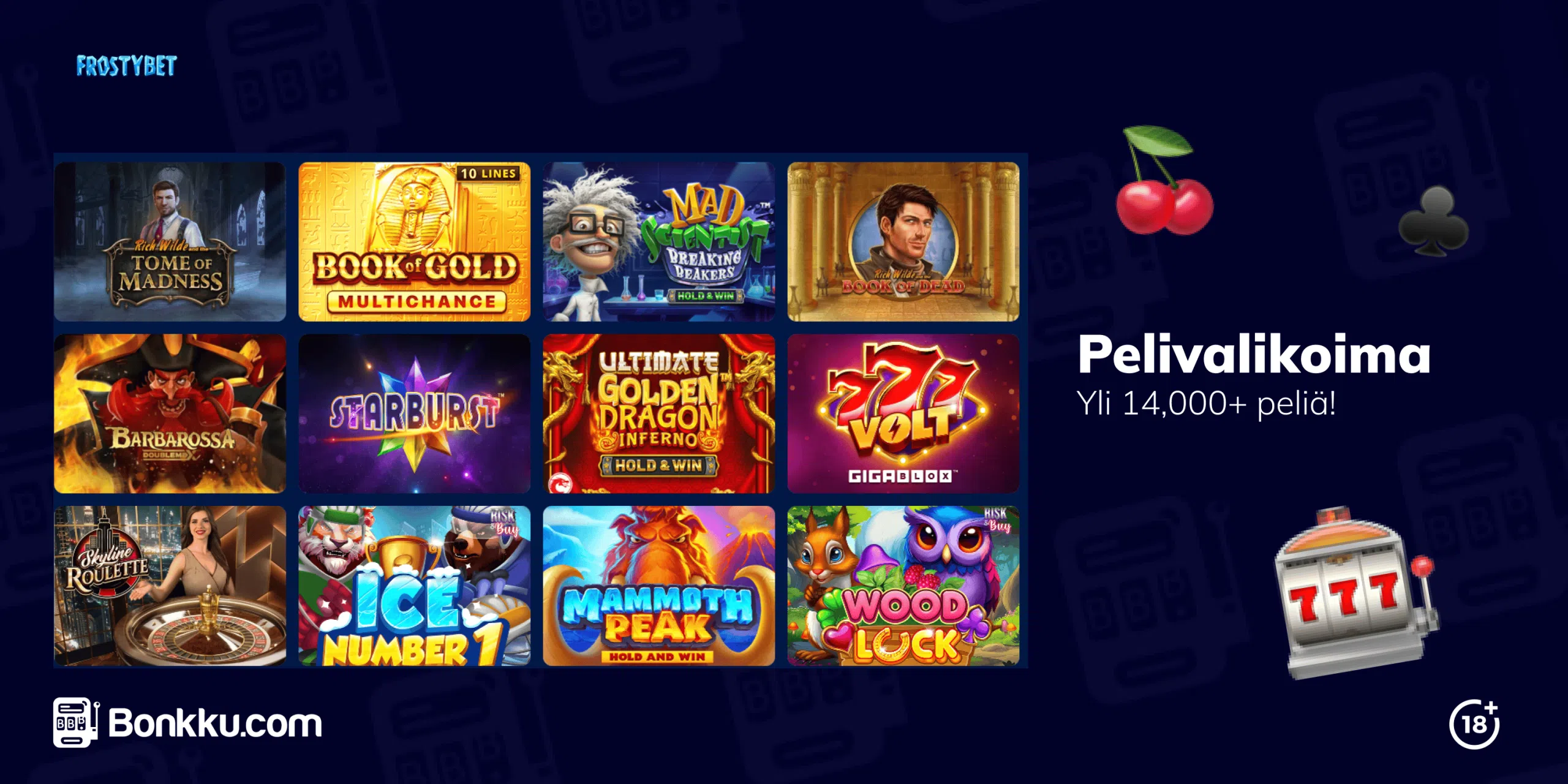 frostybet pelivalikoima
