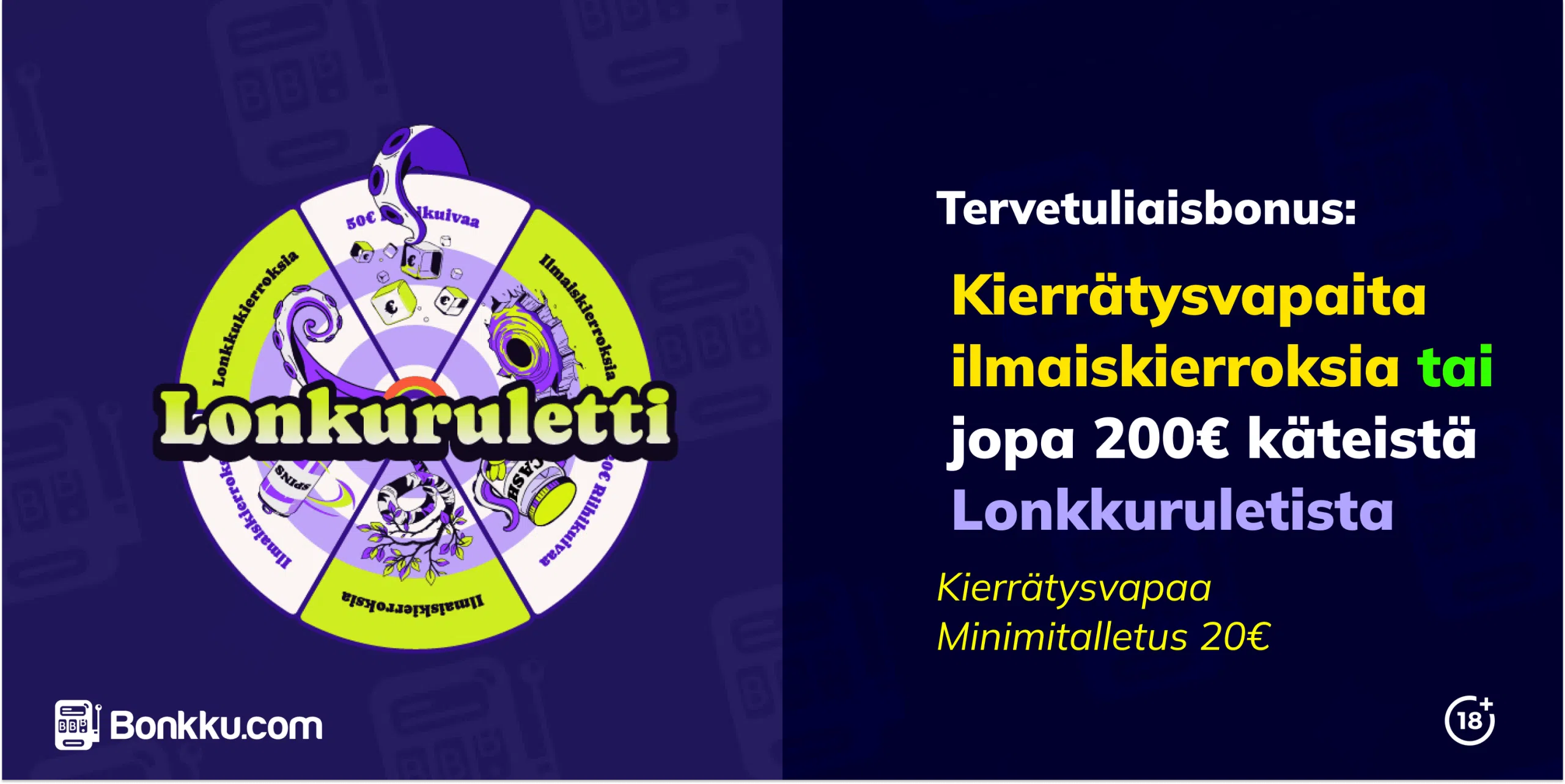 lonkero kasino bonus