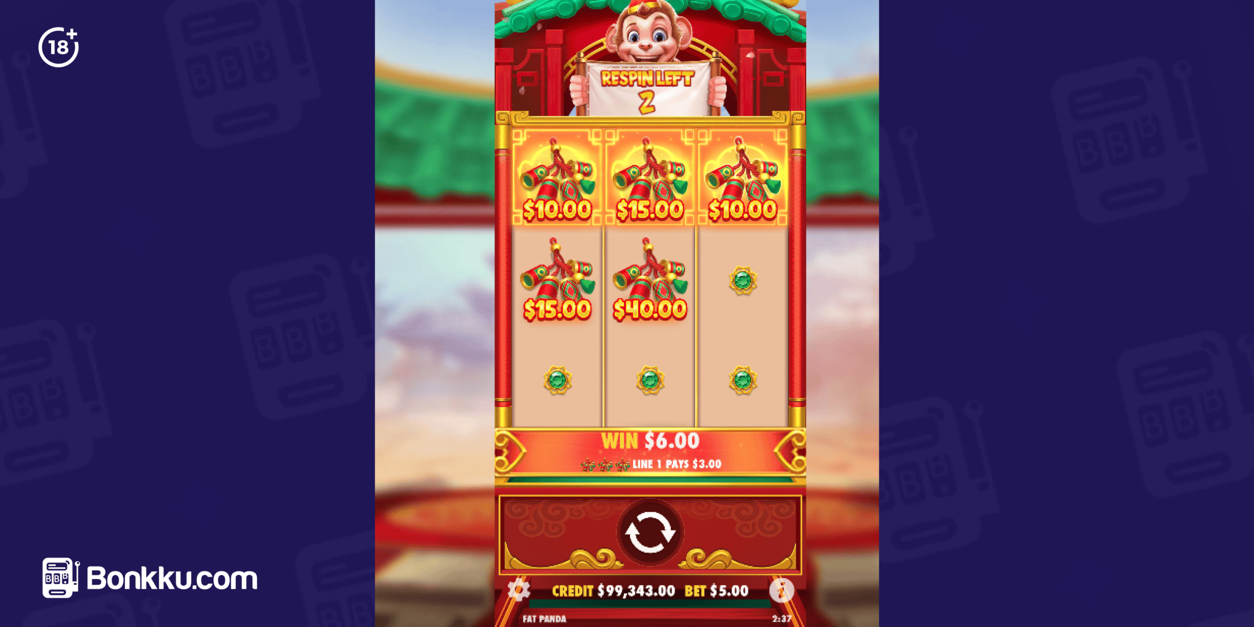 lucky monkey bonus