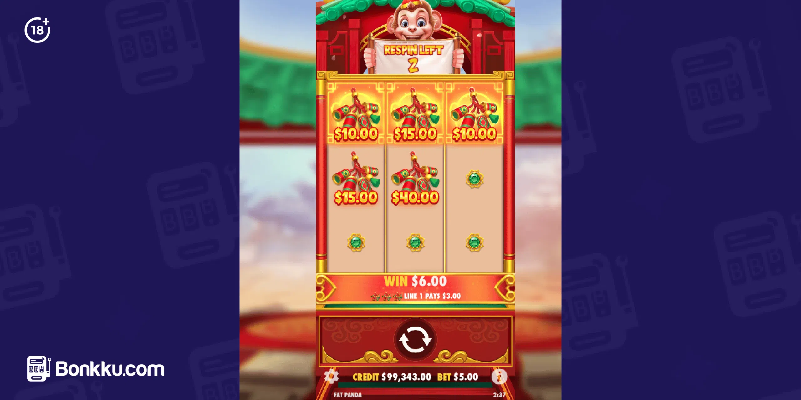 lucky monkey bonus