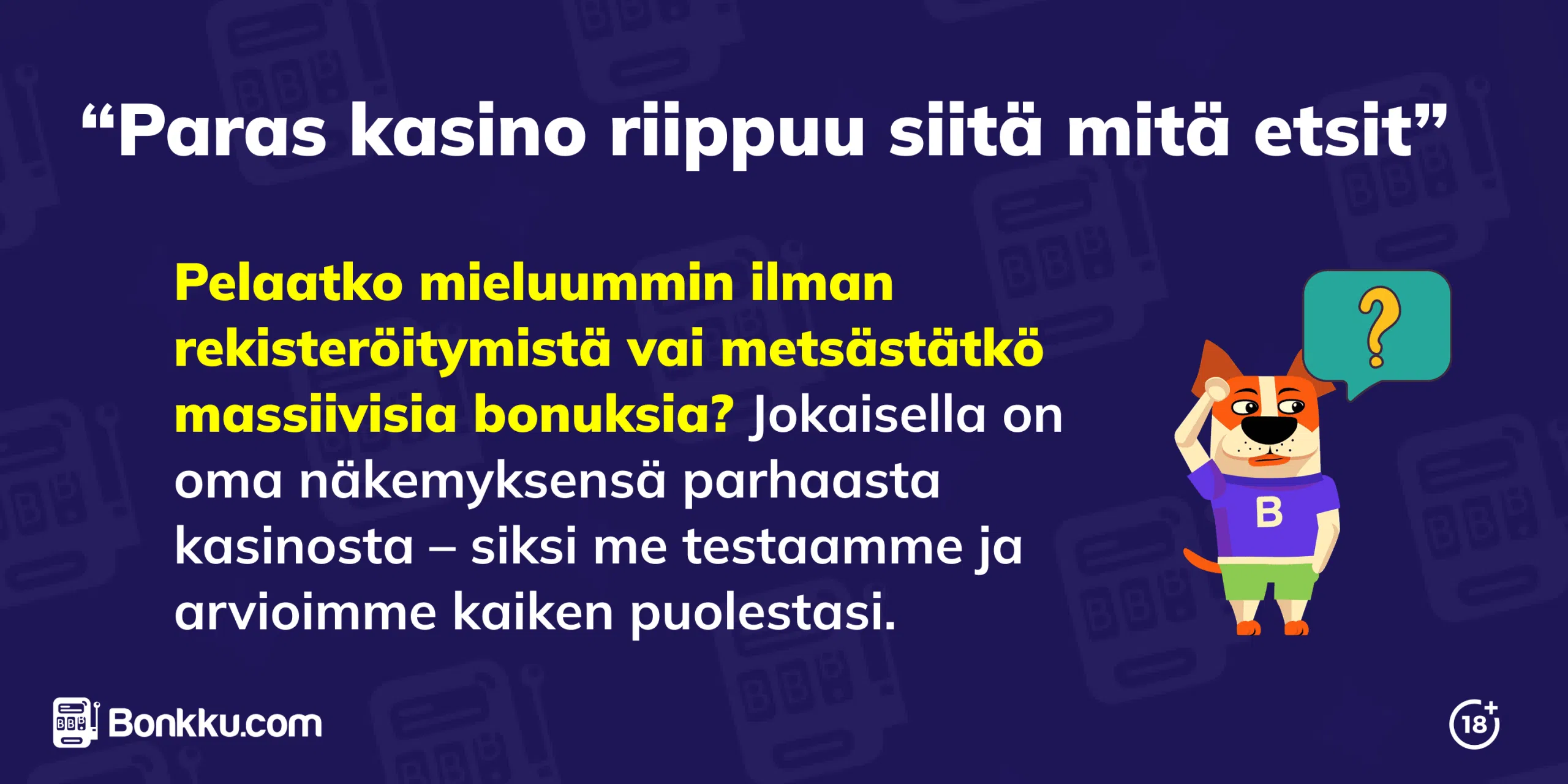 paras kasino riippuu siitä mitä etsit