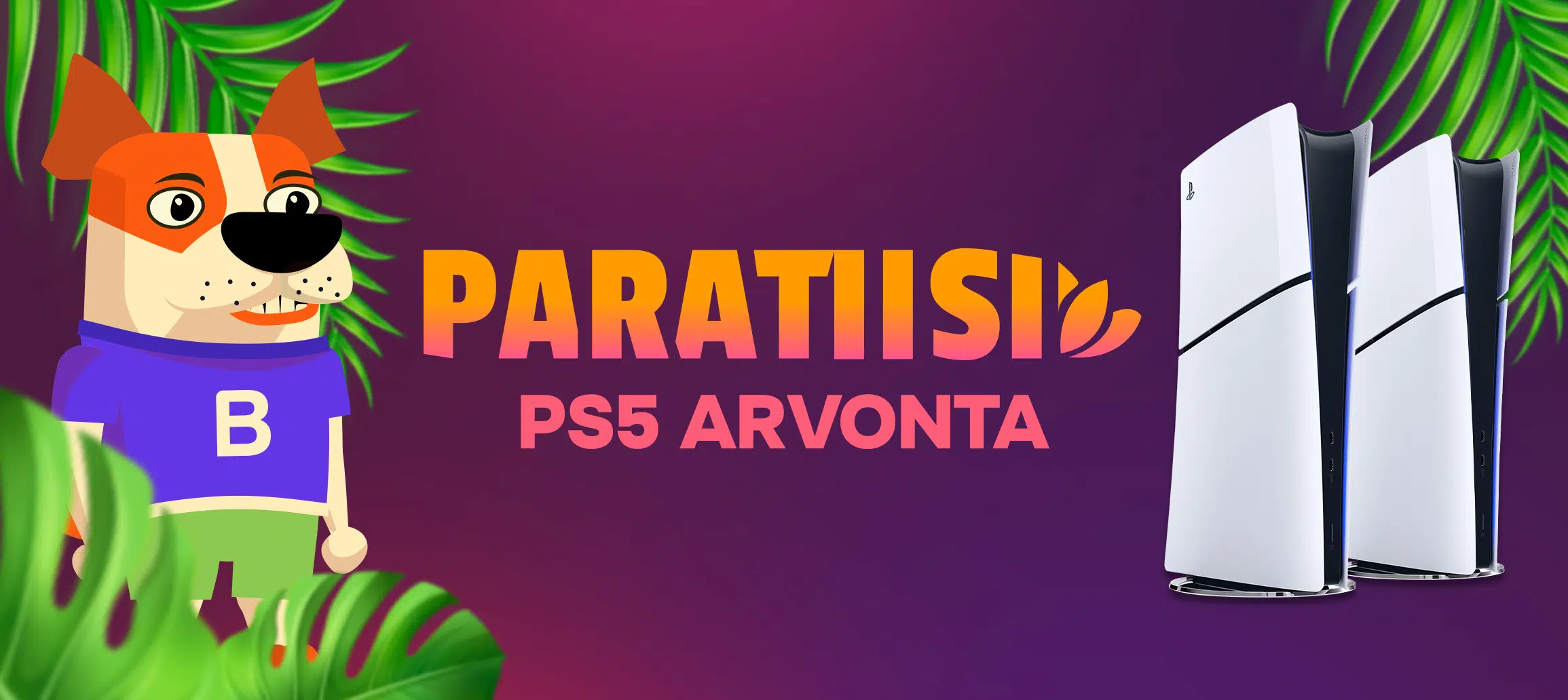 Paratiisi Bonkku Playstation5 arvonta
