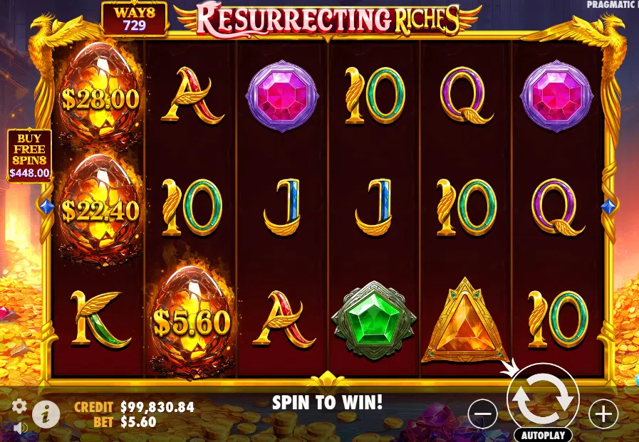 resurrecting riches slot